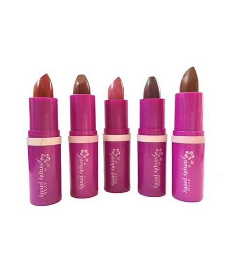 Avon Lipsticks Set Of 5 Buy Avon Lipsticks Set Of 5 At Best Prices