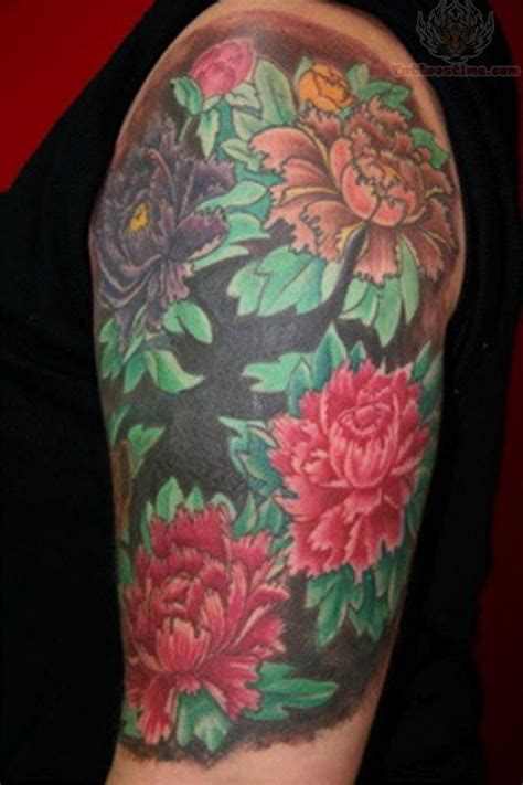 Original Half Sleeve Oriental Flower Tattoo Tattoomagz