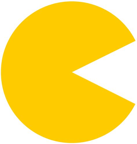 Pac Man Plain Yellow Transparent Png Stickpng