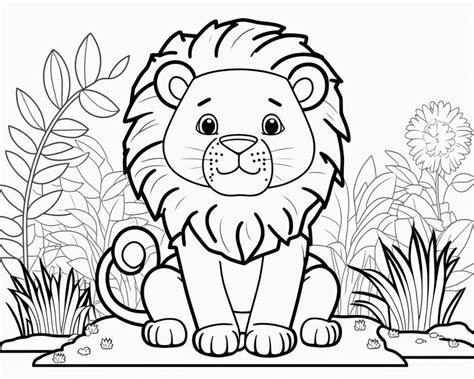 20 Printable Animal Coloring Pages For Kids Etsy