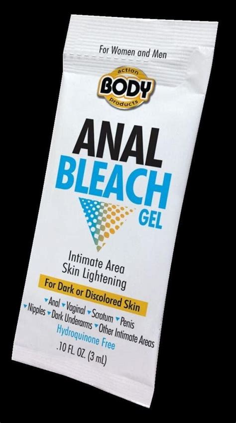 1 action body foil intimate anal bleach gel pink lightening vaginal privates mx