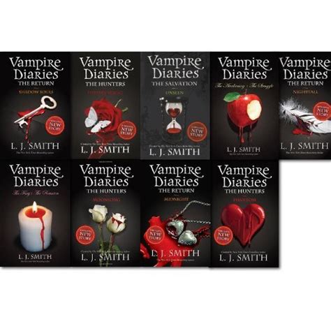 Vampire Diaries Collection Series 1 11 9 Books Set By L