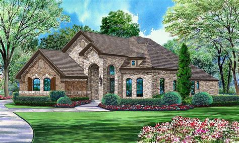 Brick And Stone 4 Bedroom Plan 36414tx Architectural Designs