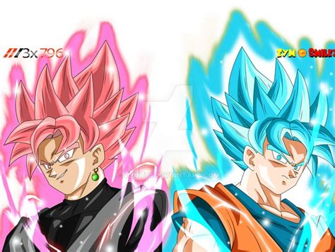 Black Ssj Rose Vs Goku Ssgss Auras Effect Collab By Al3x796 On