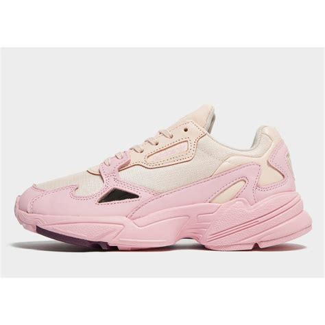 Adidas Originals Leather Falcon In Pink Lyst