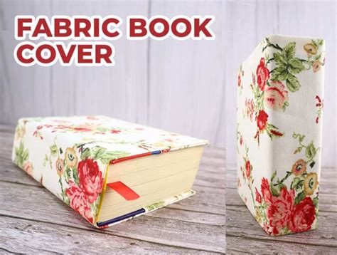 How To Make A Fabric Book Cover Video Easy Book Jacket ⋆ Hello Sewing