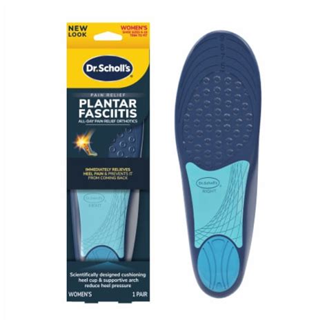 Dr Scholl S Pain Relief Orthotics For Plantar Fasciitis Women S