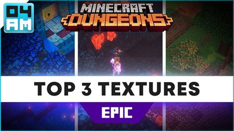 Top 3 Texture Packs For Minecraft Dungeons New Youtube