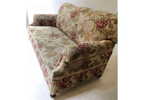 Needlepoint Sofa Early 20th Century English Country House Style Floral