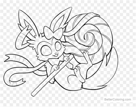 Sylveon From Pokemon Coloring Pages Xcolorings The Best Porn Website