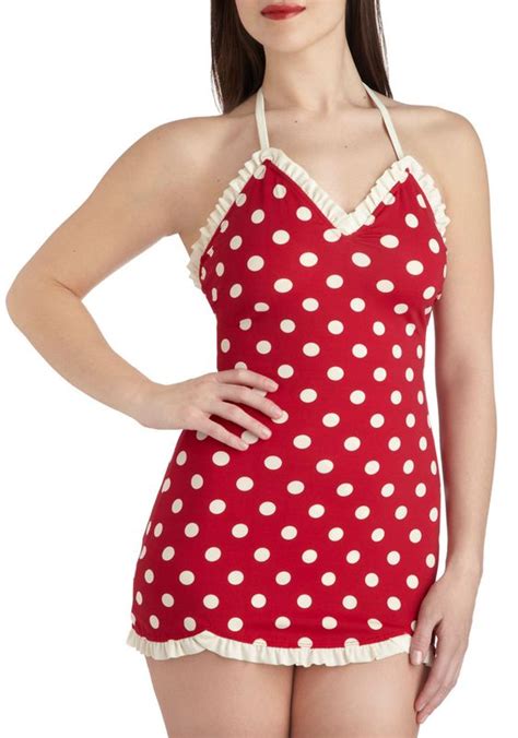 This Lovely Little Retro Inspired One Piece Just Came In Newarrivals