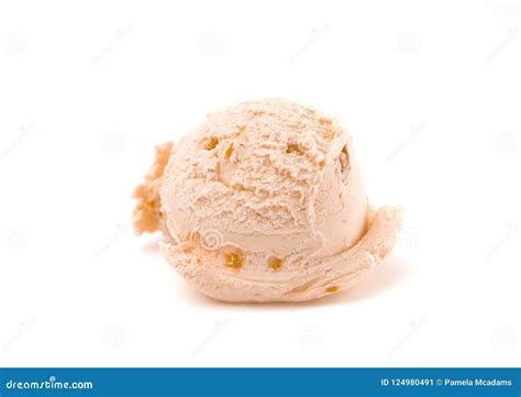 Colher De Chunky Butterscotch Ice Cream Imagem De Stock Imagem De Frio Leiteria