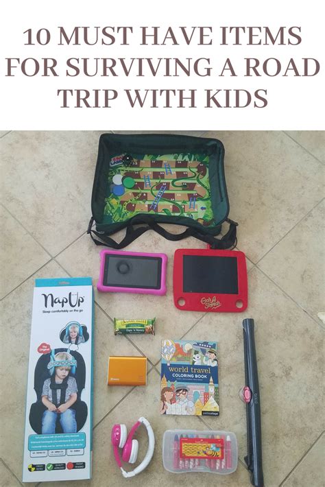 10 Must Have Items For Road Trips With Kids Road Trip With Kids Road