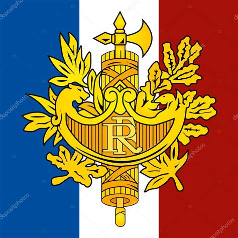 France Coat Of Arm And Flag — Stock Vector © Frizio 89560146