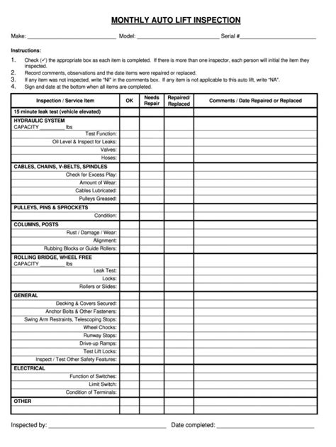 24 posts related to harness and lanyard inspection checklist. Get Our Image of Daily Vehicle Inspection Checklist ...