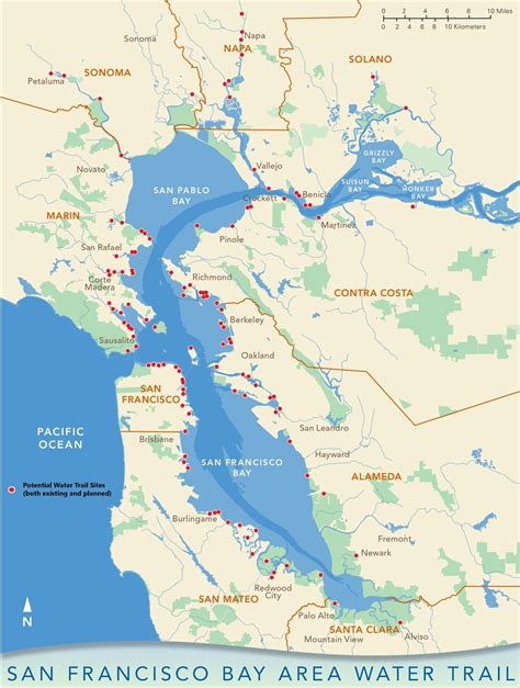 San Francisco Bay California Map Images And Photos Finder