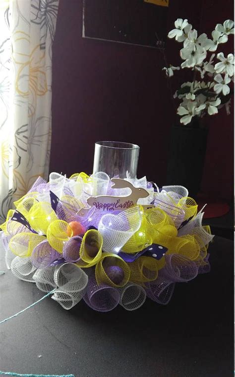 17 Truly Amazing Diy Easter Centerpieces That You Must See Deco Mesh