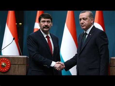 Macaristan'ın, gürcistan'ın toprak bütünlüğüne verdiği desteğin farkındayız. Cumhurbaşkanı Erdoğan, Macaristan Cumhurbaşkanı Ader ile ...