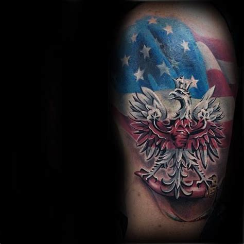 60 Polish Eagle Tattoo Designs For Men Coat Of Arms Ink