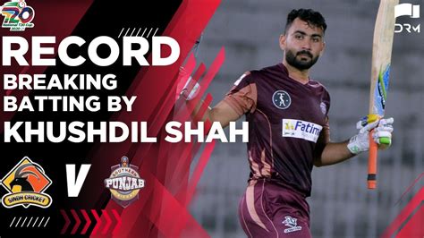 2nd Fastest Century Khushdil Shah Batting World Record Match 16