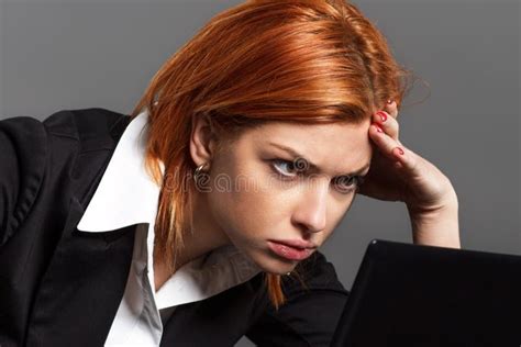 Exhausted Businesswoman Stock Photo Image Of Exhaustion 54022224