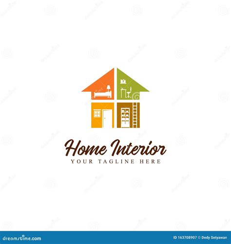 Home Interior Logo Stock Vector Illustration Of Decor 163708907