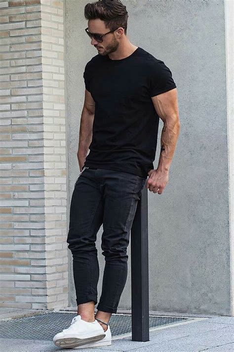 All Black Casual Outfits For Men Blackwear