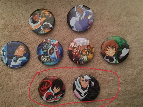 Voltron Pins Of Shiro And Lance Used To Be Sold At Hot Topic R