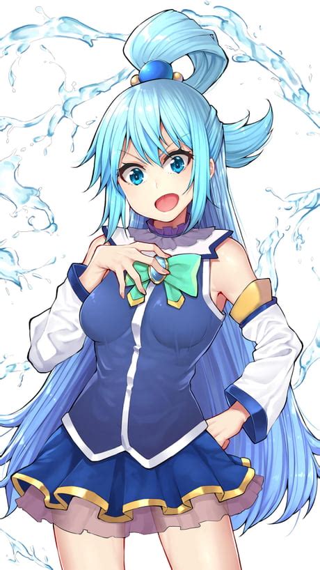 Anime Aqua Goddess Aqua Best Useless Goddess Added By Jeitron At Lord Save Me From