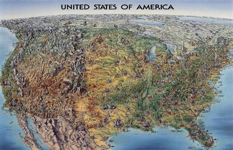 This Super Cool Detailed Map Of The Us I Want To Buy This As A T