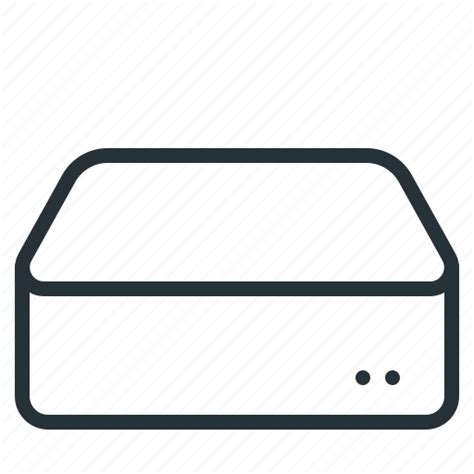 Computer Mac Mini System Unit Icon Download On Iconfinder