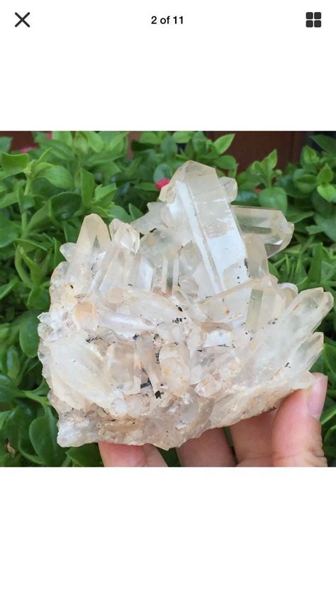 Clear Quartz Crystal Cluster Plate Specimen
