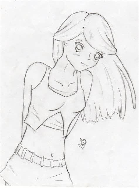anime girl body drawing at explore collection of anime girl body drawing