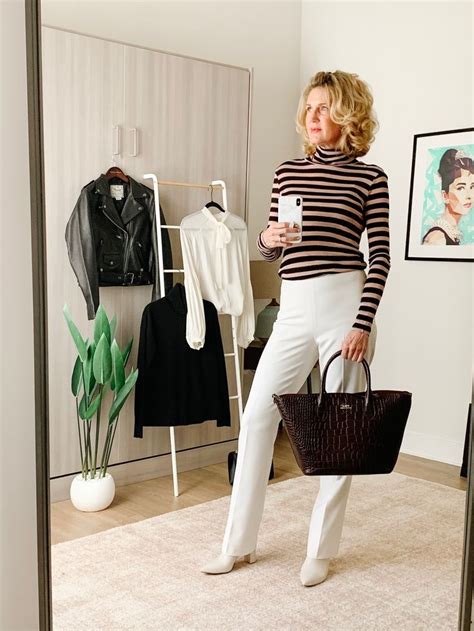 Classic Capsule Wardrobe Pieces For Women How To Style White Pants Fashion Over 50 What To W