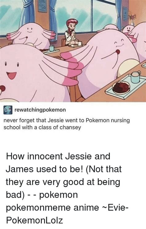 S Rewatchingpokemon Never Forget That Jessie Went To Pokemon Nursing School With A Class Of