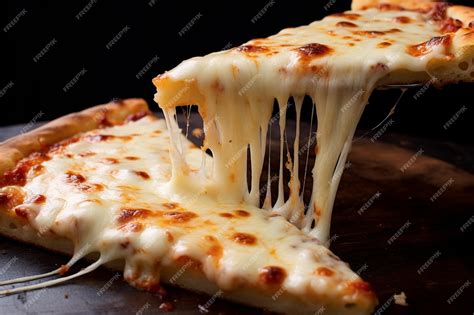 Premium Photo | Cheese Pizza Perfection A Slice of Delight