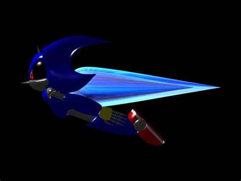 Metal Sonic In Flight By Shadefox On Deviantart
