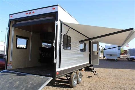 2015 Used Dynamite Manufacturing Firestorm Th22 Toy Hauler In Arizona