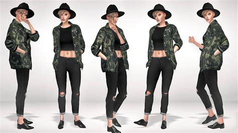 Sims 4 Tomboy Cc