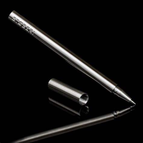 Minimalist Steel Pen Heavy Stainless Steel Smooth Writing Etsy
