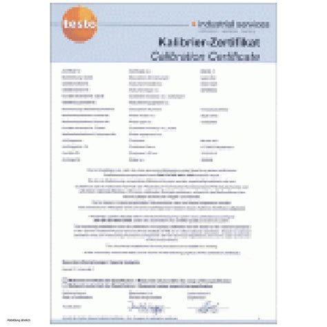 Iso 3 Point Calibration Certificate 91200