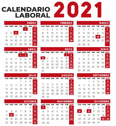Calendario Laboral Bizkaia 2021 Calendario Laboral 2021 En La Vrogue