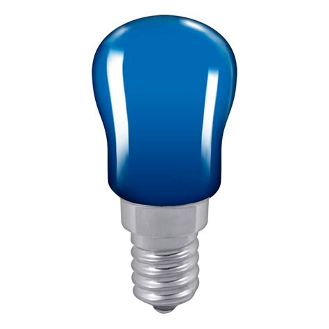 15 Watt Ses E14 Blue Coloured Pygmy Light Bulb