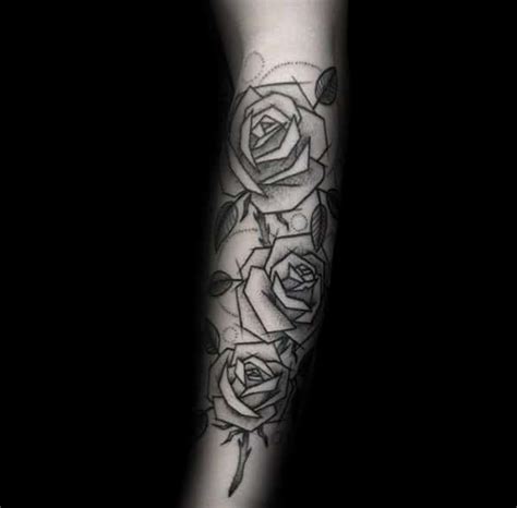 Outline Forearm Rose Tattoo Stencil Tattoo Ideas