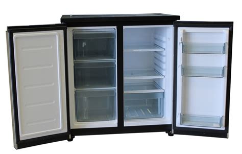 Fridge Freezer Combination With Stainless Steel Doors 156litre
