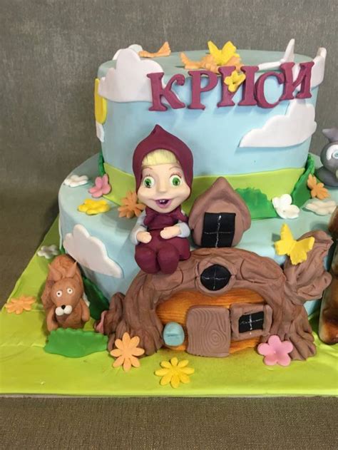 Masha And The Bear Decorated Cake By Doroty Cakesdecor