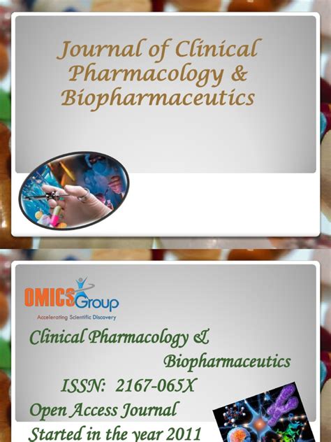 Journal Of Clinical Pharmacology And Biopharmaceutics Pdf