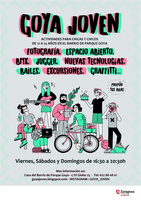 Cartel Para Actividades Juveniles Actividades Juveniles Disenos De