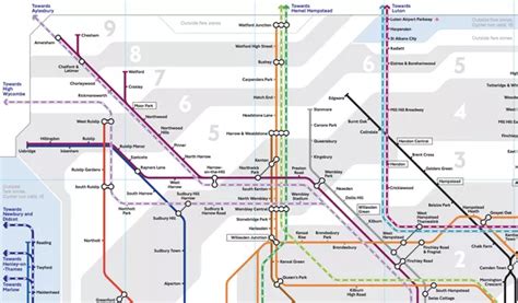 London Zones 1 6 Travelcard Map