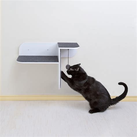 Hauspanther Step Perch Wall-mounted Cat Perch, Scratcher ...